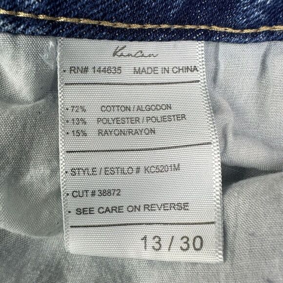 KanCan Jeans Women 30 High Rise Relaxed Tapered Acid Wash Destroyed Casual Denim - Picture 15 of 16